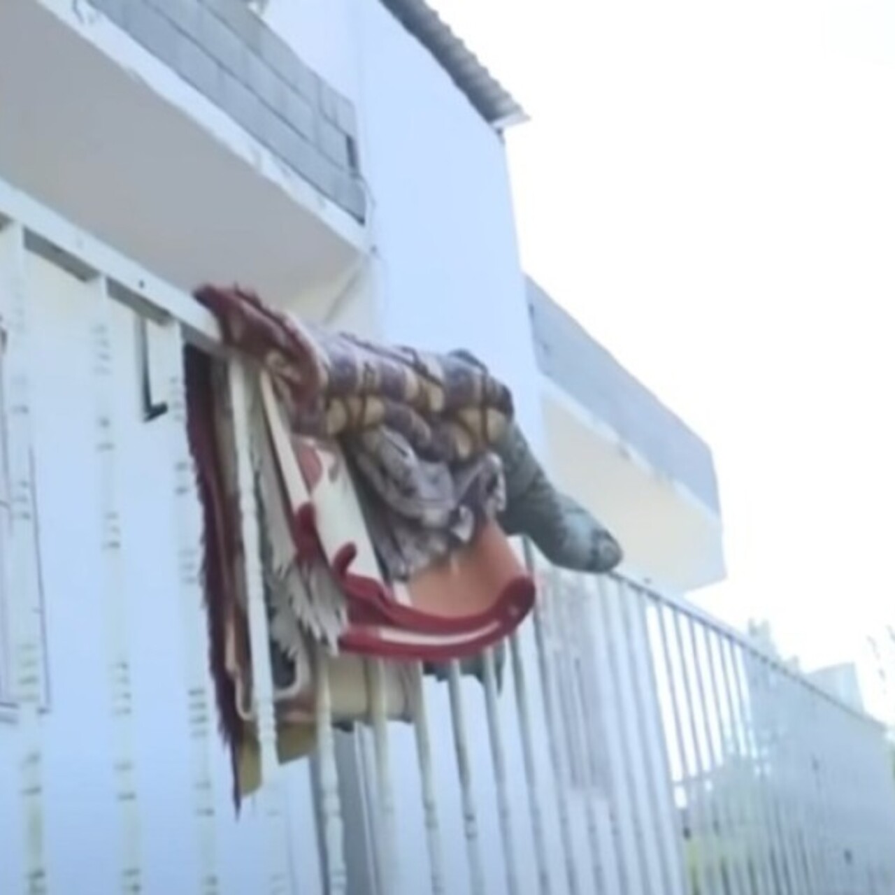 Balkondaki halılarla ilgili sır perdesi aralandı!