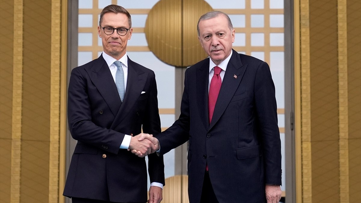 Cumhurbaşkanı Erdoğan, Finlandiya Cumhurbaşkanı Stubb’u resmi törenle karşıladı