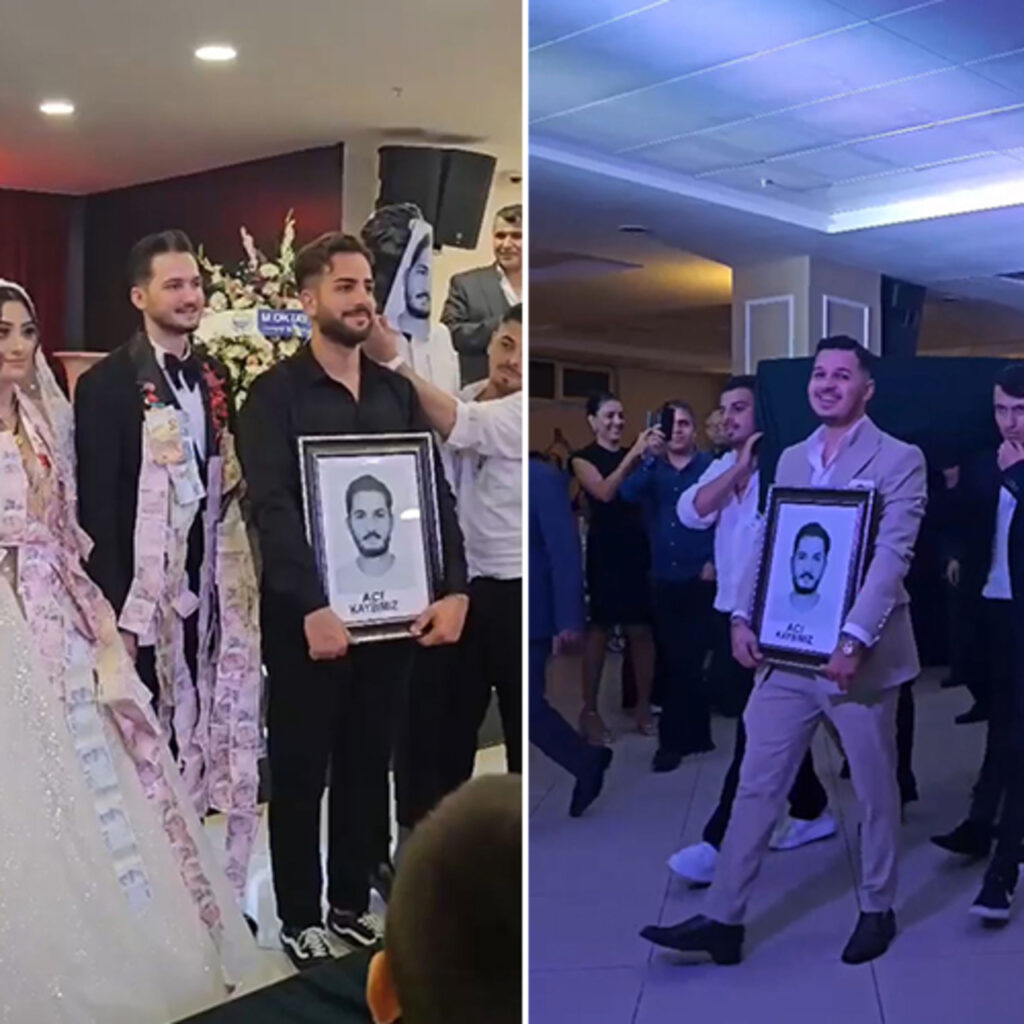 Damada tabutlu düğün hediyesi