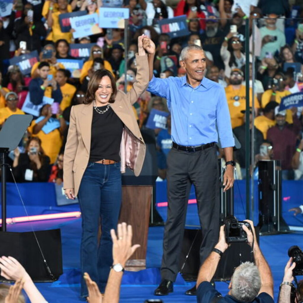 Harris ve Obama’dan birlikte miting