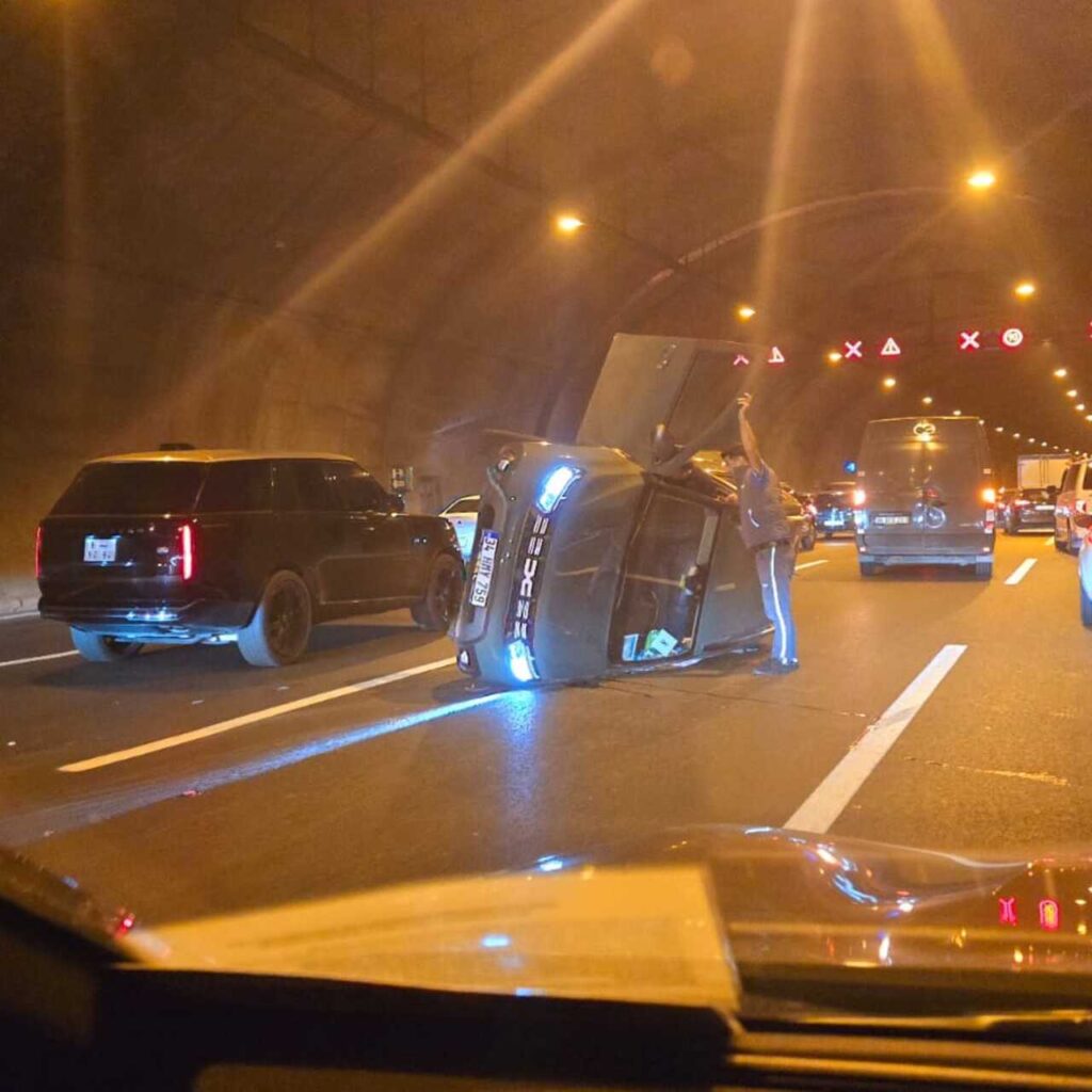 Hasdal Tüneli’nde feci kaza