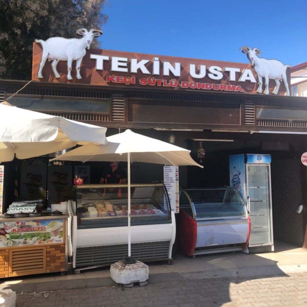 Keçi sütlü dondurmada keçi sütü bulunamadı