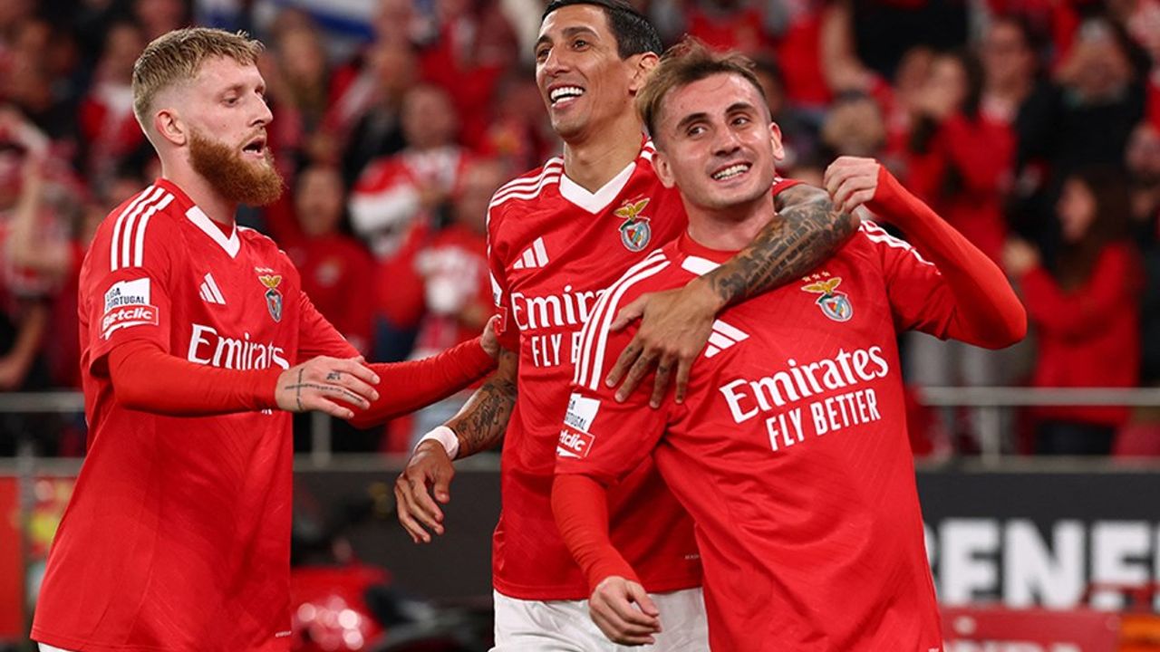 Kerem Aktürkoğlu hat-trick yaptı, Benfica farklı kazandı!