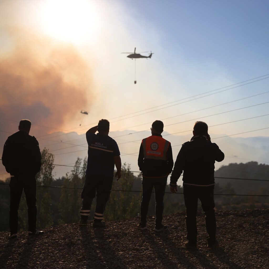 Muğla’daki orman yangını 3’üncü günde