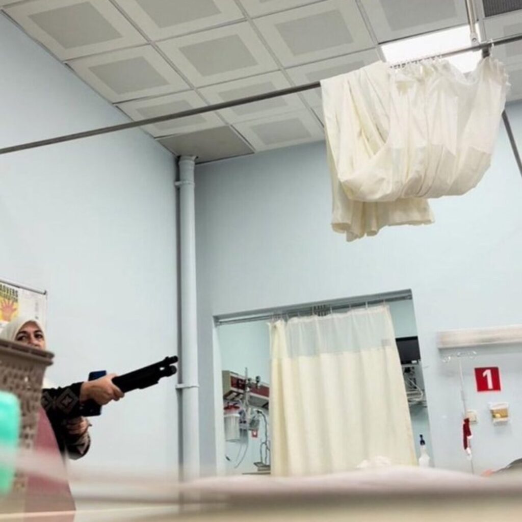 Pompalıyla hastane basan kadın tutuklandı