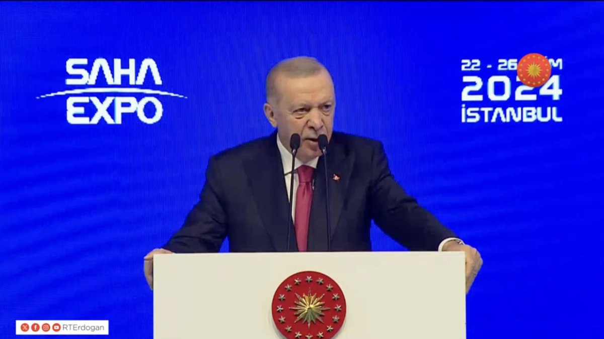 SON DAKİKA! Cumhurbaşkanı Erodğan’ın SAHA EXPO Fuarı konuşması