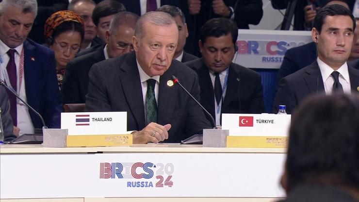 SON DAKİKA HABERİ: Cumhurbaşkanı Erdoğan, BRICS’te konuştu: TUSAŞ’a saldırı alçakça bir saldırıdır