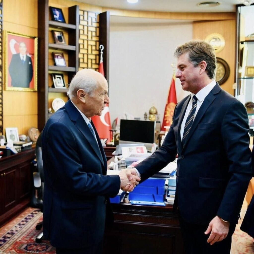 Tan Sağtürk Devlet Bahçeli’yi ziyaret etti