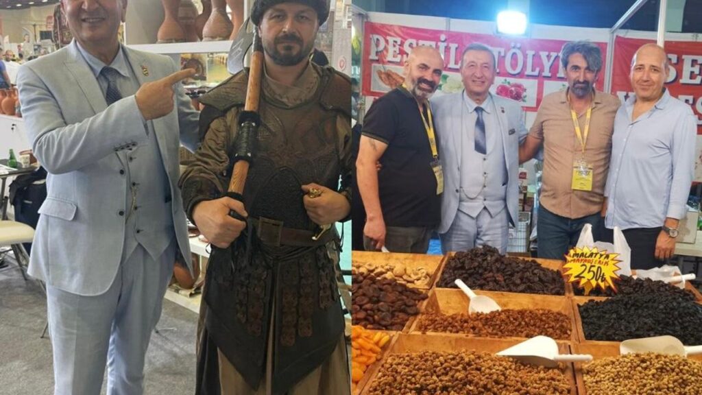 Yöresel ürünler fuarına genel başkan ziyareti