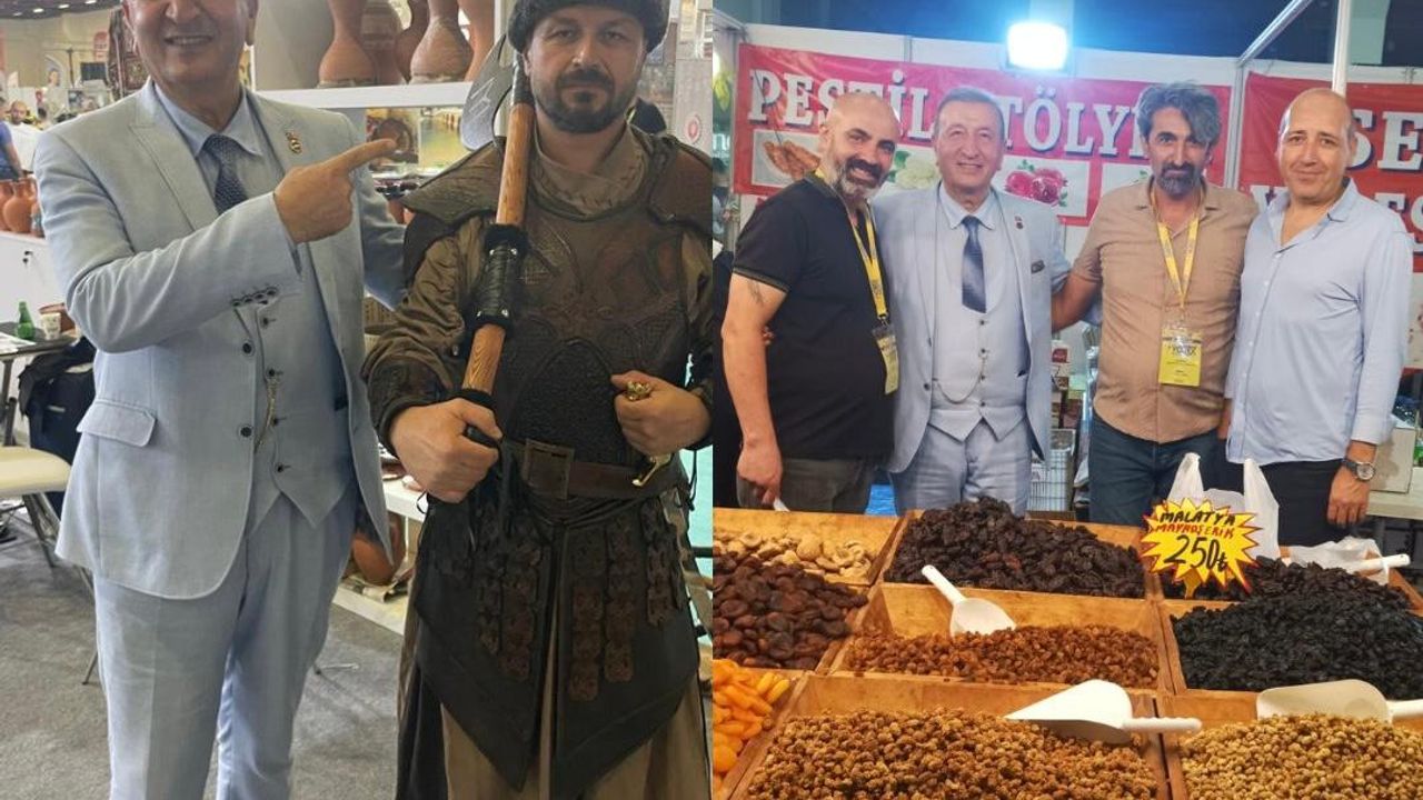 Yöresel ürünler fuarına genel başkan ziyareti