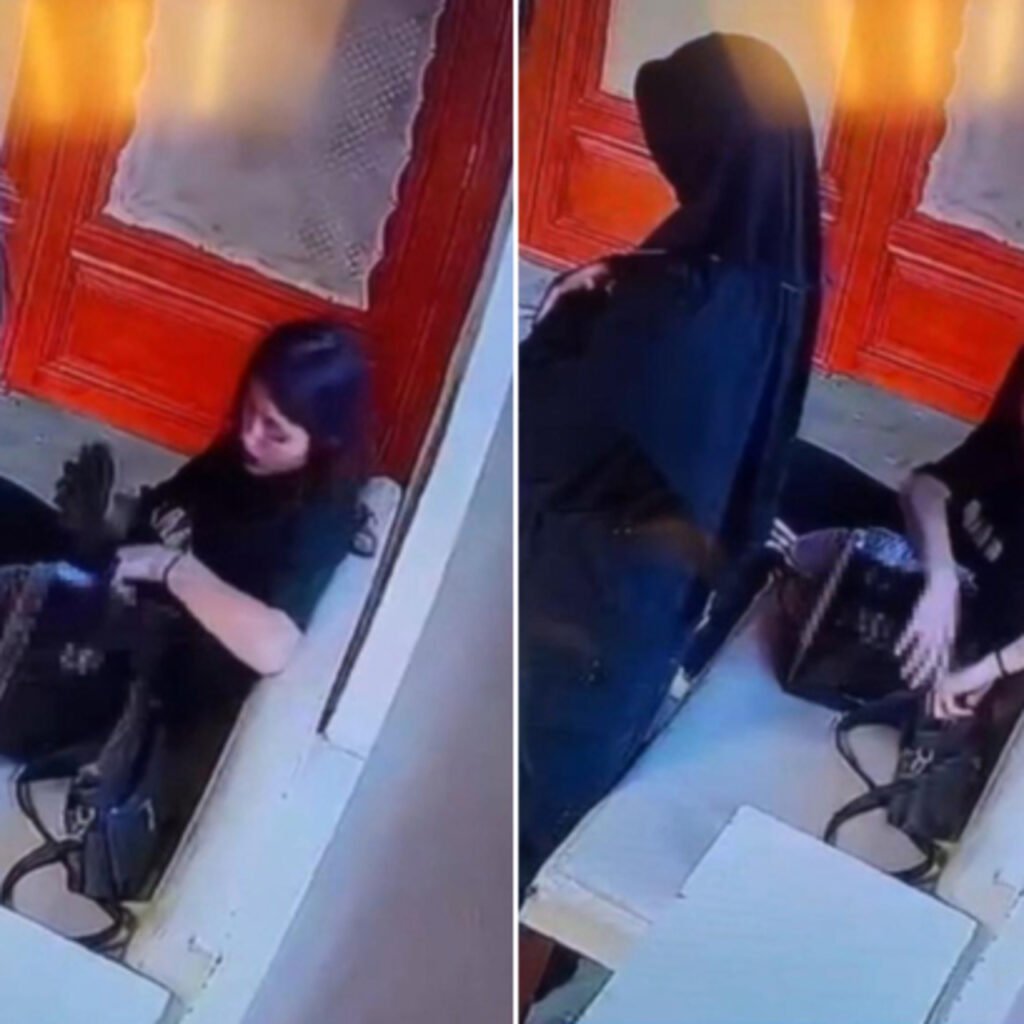 Namaz kılan kadının cüzdanını çaldı