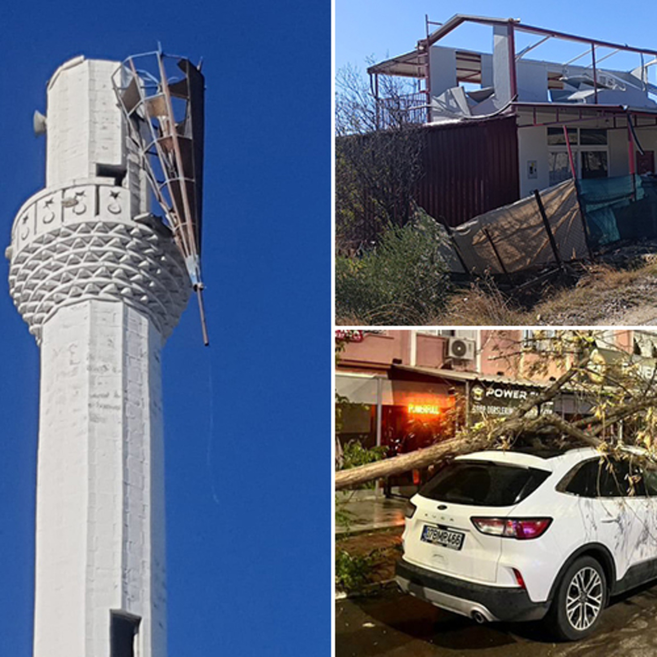 Antalya’yı fırtına vurdu