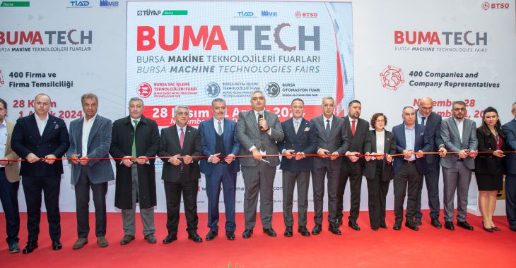 Bursa BUMATECH Fuarı ziyarete açıldı