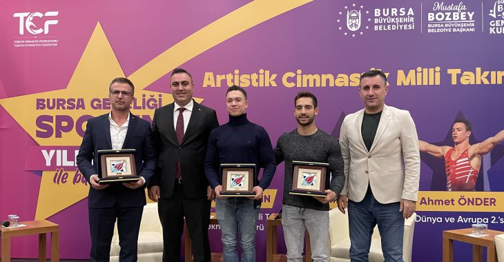 Cimnastik Milli Takımı, Bursalı gençlerle buluştu