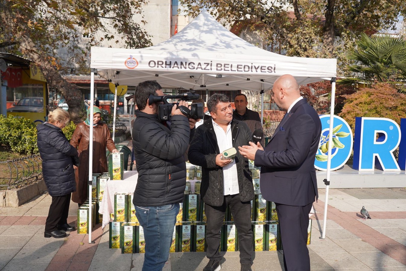 Orhangazi Zeytini ve Malhun Hatun Markası Ülke TV’de Tanıtıldı