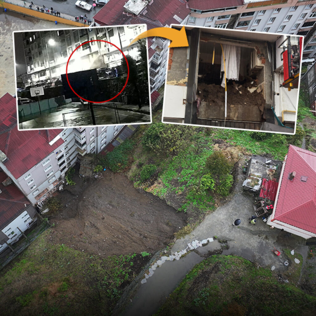 Rize’de heyelan faciası: 1 ölü, 4 yaralı