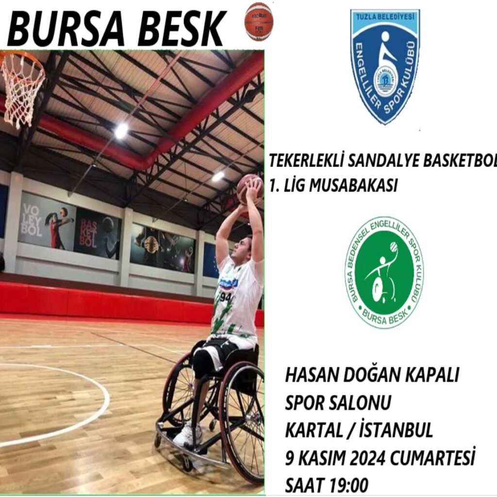 Bursa’nın İlk ve Tek Tekerlekli Sandalye Basketbol Takımı Sezona Tuzla Deplasmanında Başlıyor