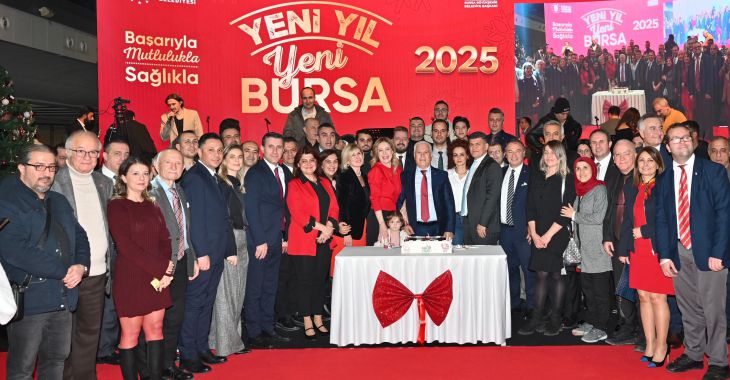 Bursa Büyükşehir ailesi yeni yılı birlikte kutladı