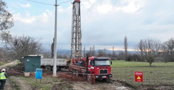 Bursa Büyükşehir, yeni içme su kuyuları için harekete geçti