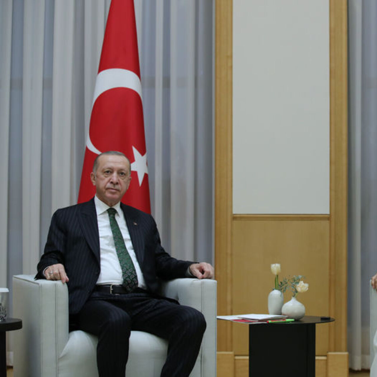 Cumhurbaşkanı Erdoğan BAE Devlet Başkanı ile görüştü