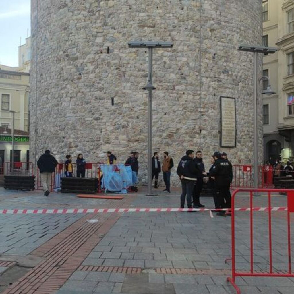 Galata Kulesi’nde üzücü ölüm