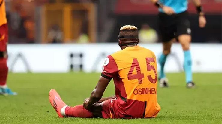 Galatasaray’da Osimhen’in durumu belli oldu