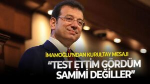 İmamoğlu’ndan kurultay mesajı