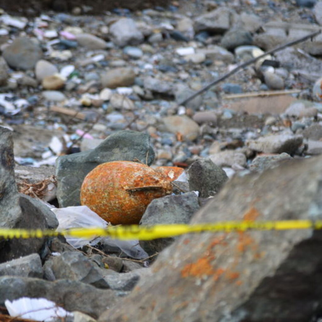 Patlamamış ‘su altı bombası’ panik yarattı