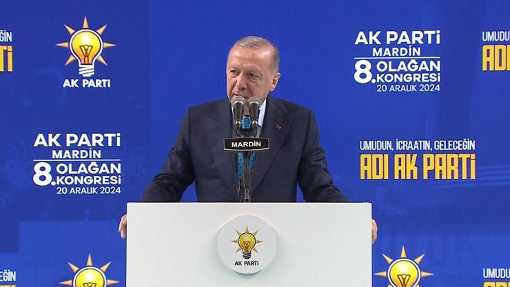 SON DAKİKA HABERİ | Cumhurbaşkanı Erdoğan: Mardin’in bir mahallesi de Halep’tir, Hama’dır, Humus’tur