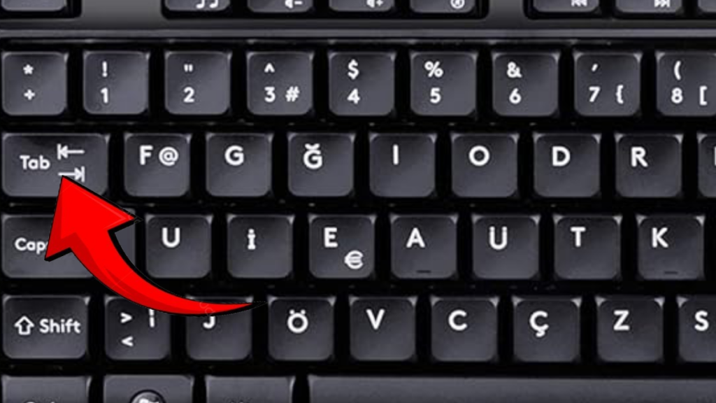 Tab tuşunun klavyedeki asıl görevi buymuş