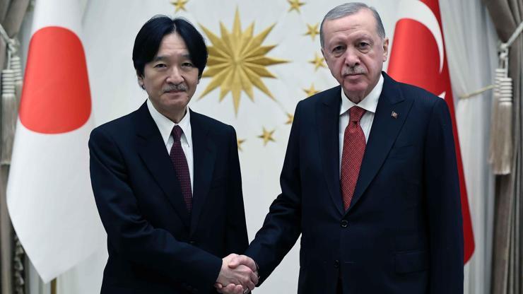 Türk-Japon ilişkilerinin 100. yılına özel ziyaret: Erdoğan, Japonya Veliaht Prensi Fumihito’yu kabul etti