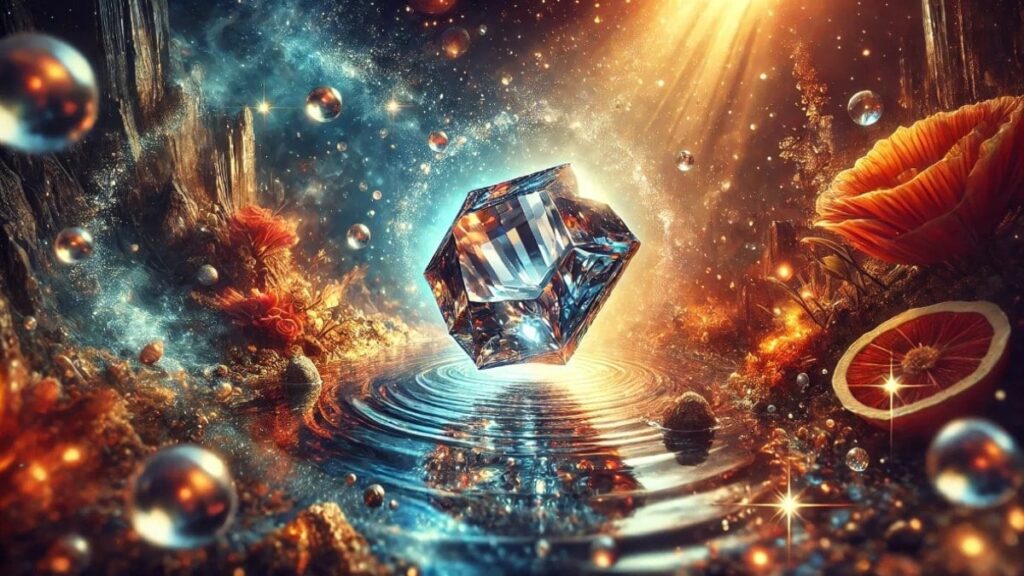 600 kilometre derinlikte oluşan elmas: Suyun sırrı…