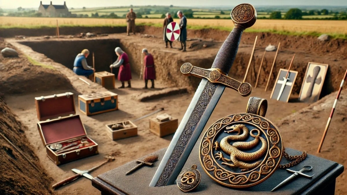 Bin 500 yıllık kılıcın kınında bulundu: ‘Olağanüstü’