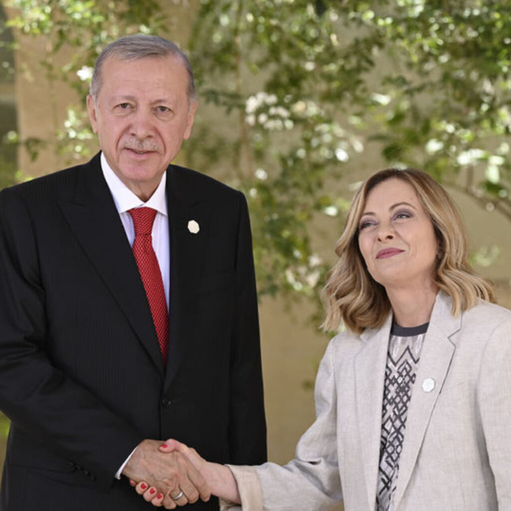 Cumhurbaşkanı Erdoğan, Meloni ile görüştü