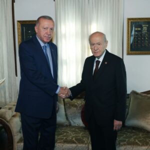 Cumhurbaşkanı Erdoğan’dan Bahçeli’ye ziyaret