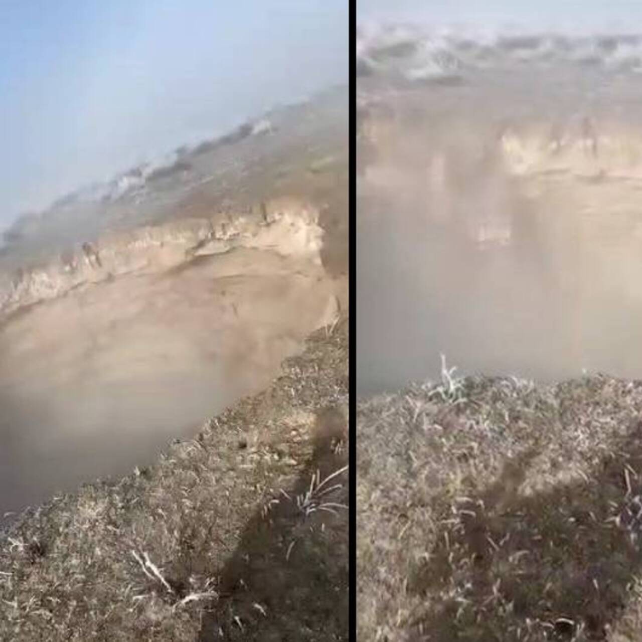 Devrek obruk: Korku dolu anlar kamerada