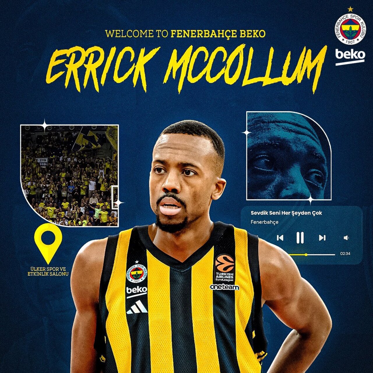Errick McCollum, Fenerbahçe’de!
