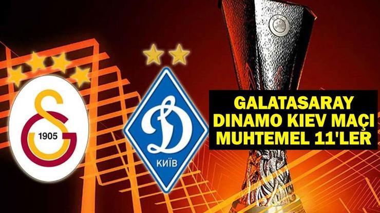 GALATASARAY-DİNAMO KİEV MAÇI TRT 1 CANLI İZLE: Galatasaray-Dinamo Kiev maçı muhtemel 11’ler, maç kadrosu!