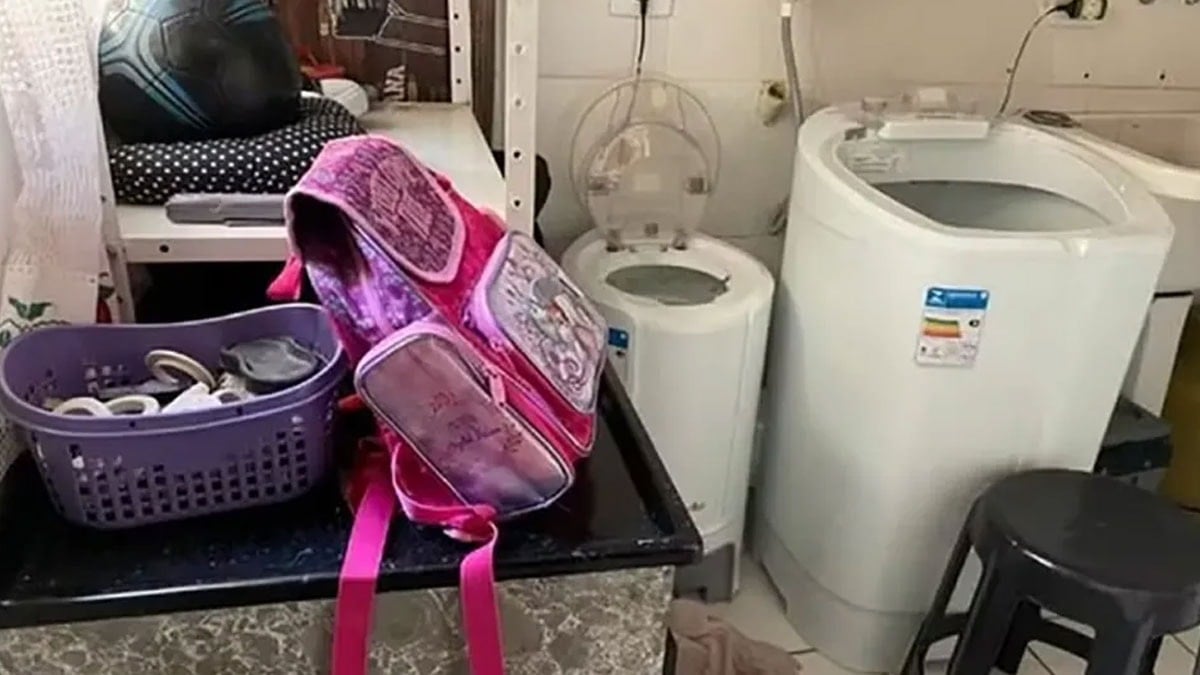 Her şeyi adım adım planlamış: Üvey kızını çamaşır makinesine çekmiş!