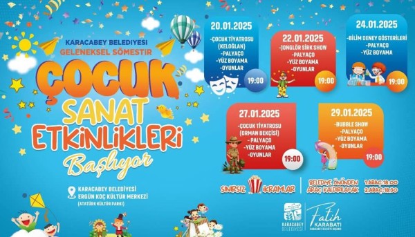 Karacabey Belediyesi’nden Çocuklara Eğlence Dolu Sömestir Etkinlikleri