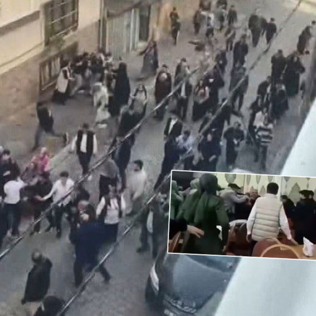 Kız ve erkek tarafı birbirine girdi! ‘Takı’ kavgası sokağa taştı!