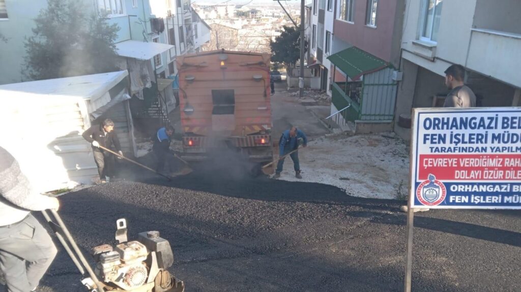 Orhangazi Belediyesi’nden Yoğun Çalışma: Kazılan Yollar Yeniden Düzenlendi