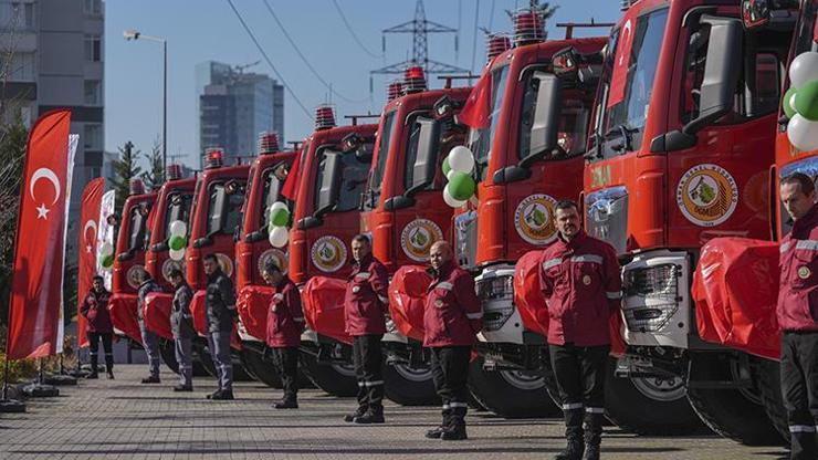 Orman yangınlarıyla mücadelede güçlü adımlar… Yeni araçlar envantere katıldı