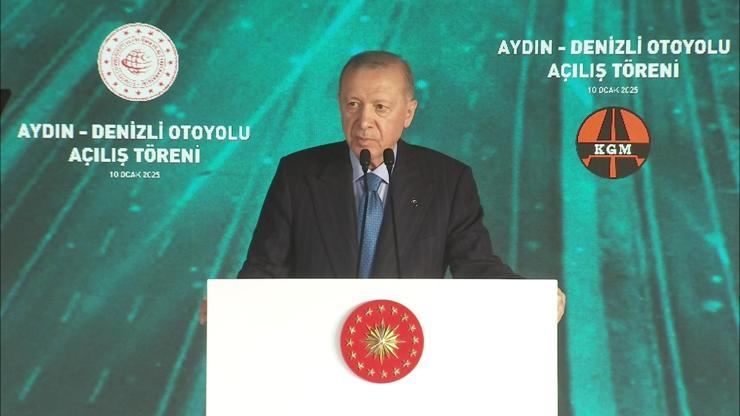 SON DAKİKA HABERİ | Aydın-Denizli otoyolu hizmete açıldı! Cumhurbaşkanı Erdoğan: Türkiye’yi büyütmek için çalışıyoruz