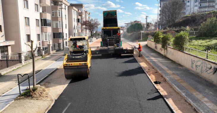 Tarihi projede asfalt çalışmaları hız kazandı