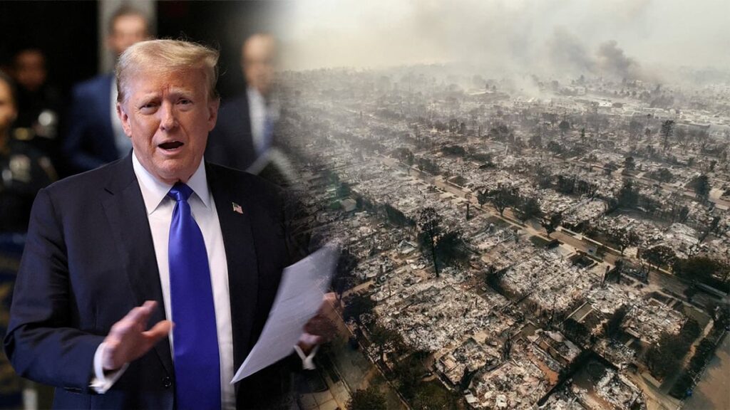 Trump ‘Beceriksiz politikacılar yangınları söndürmenin yolunu bulamıyor’