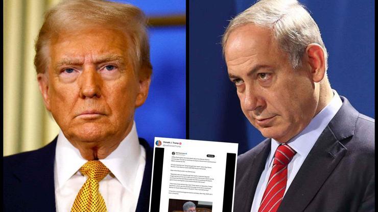 Trump’ın alıntıladığı paylaşımda şok detay! Videoda Netanyahu’ya yönelik küfür var…