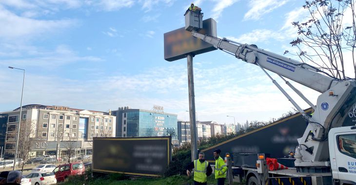 ‘Estetik Bursa’ için Büyükşehir sahada