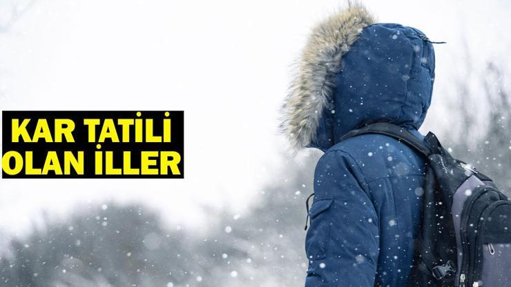 24 ŞUBAT OKULLAR TATİL Mİ? Pazartesi kar tatili olan iller! Yarın İstanbul’da okullar tatil mi?