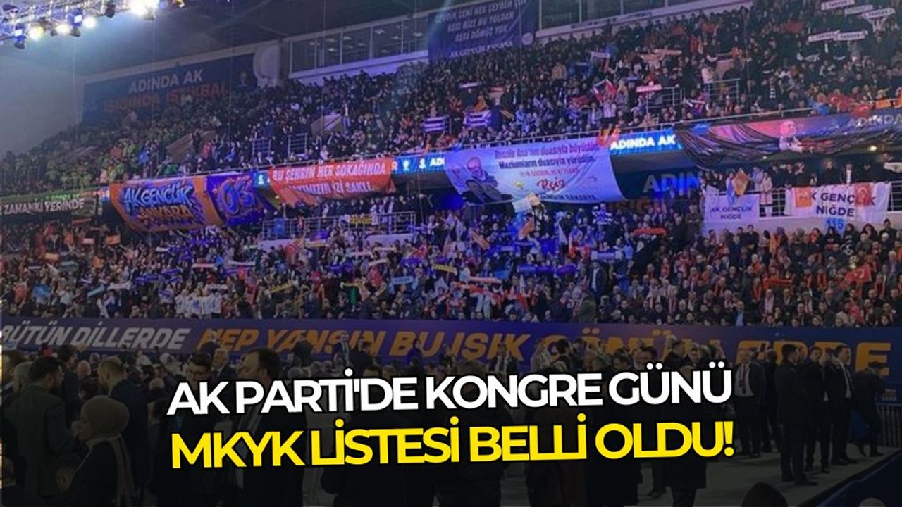 AK Parti’de MKYK listesi belli oldu: Mesut Özil, Osman Gökçek, Ünal Karaman…